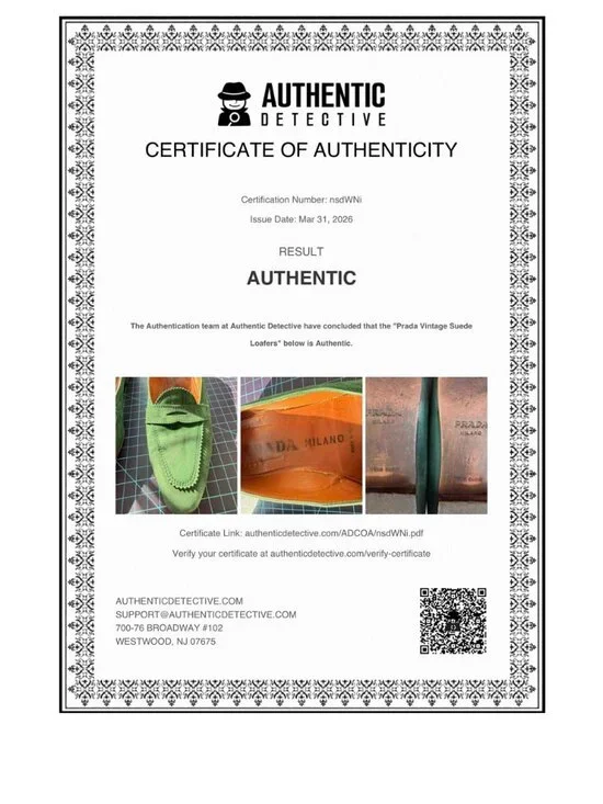 Prada Milano Vintage Suede Ballet Flats – EU 36.5 / US 6.5 - Picture 2 of 14